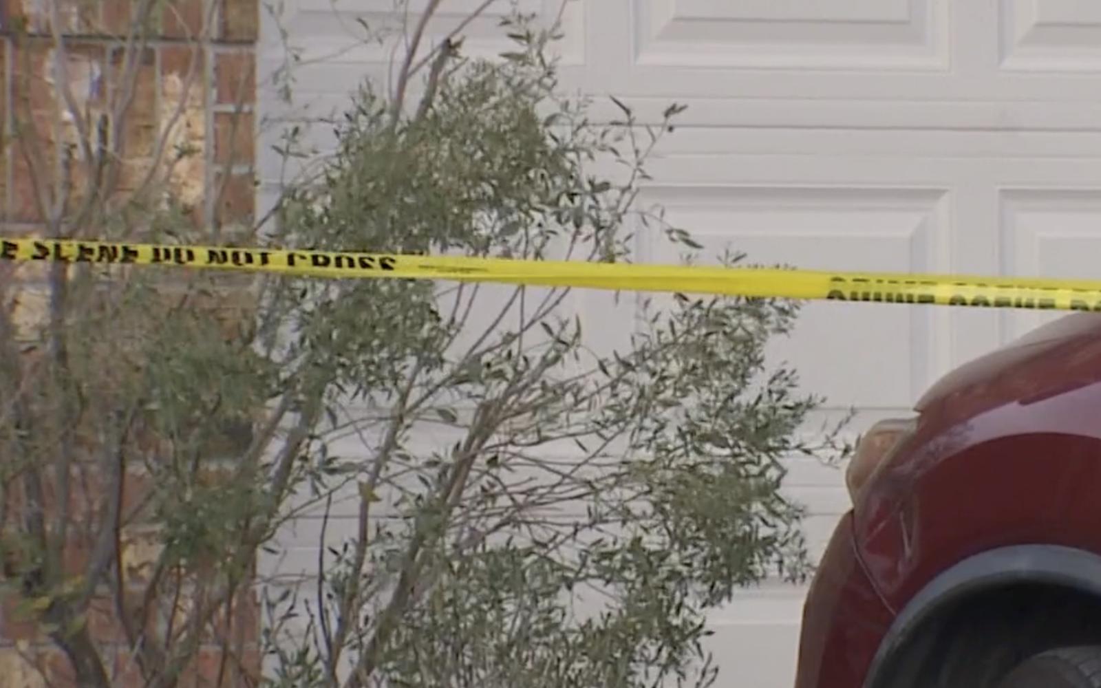 Crime Scene Tape at Residence 