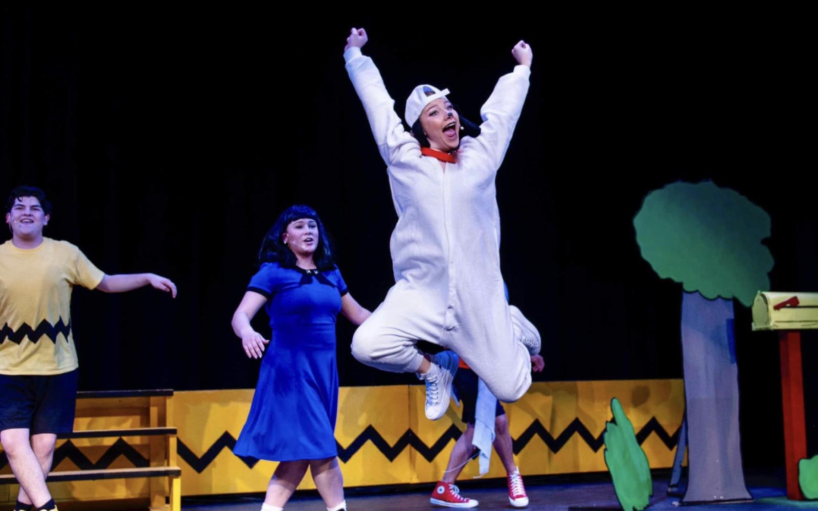 Snoopy on stage