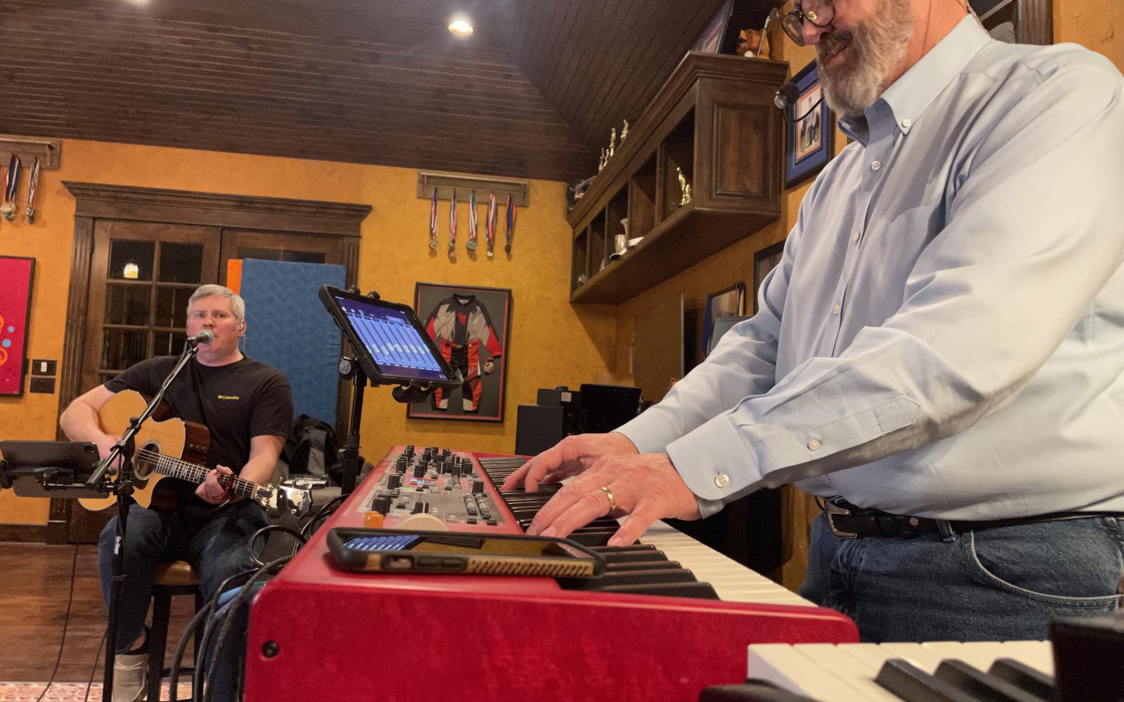 Take Two Rehearsal Chunky and Jay Weatherby