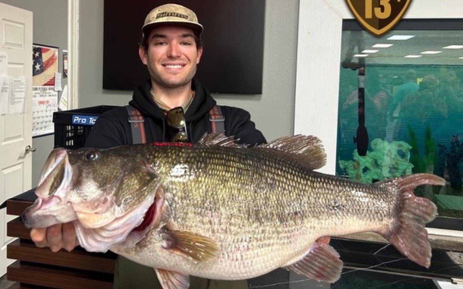 Alec Morrison Bass 2/8/24 Courtesy TPWD