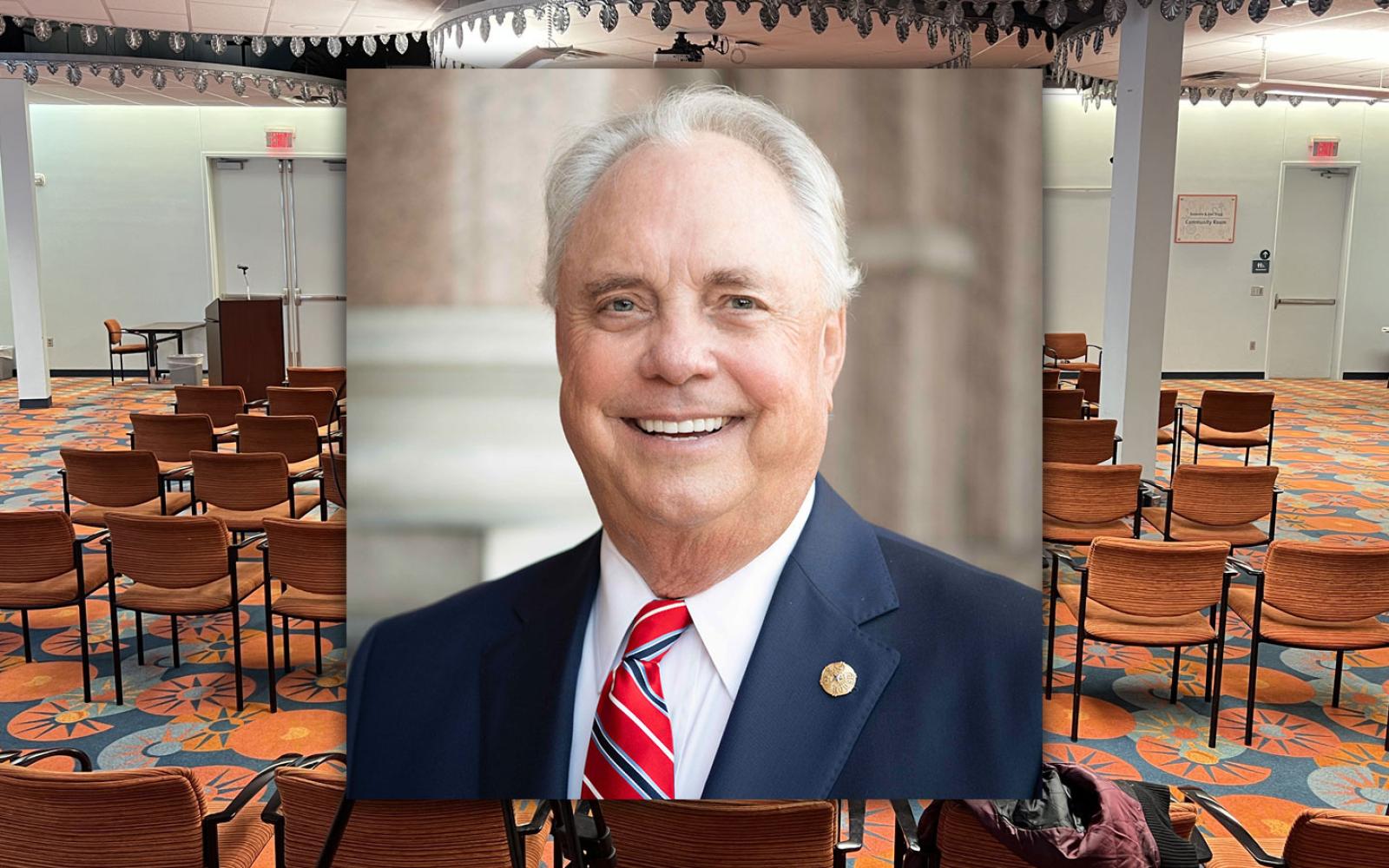 A Conversation with Drew Darby, pictured above, will be held in the Sugg Community Room of the Stephens Central Library on Feb 12, 2024 at 6 p.m.