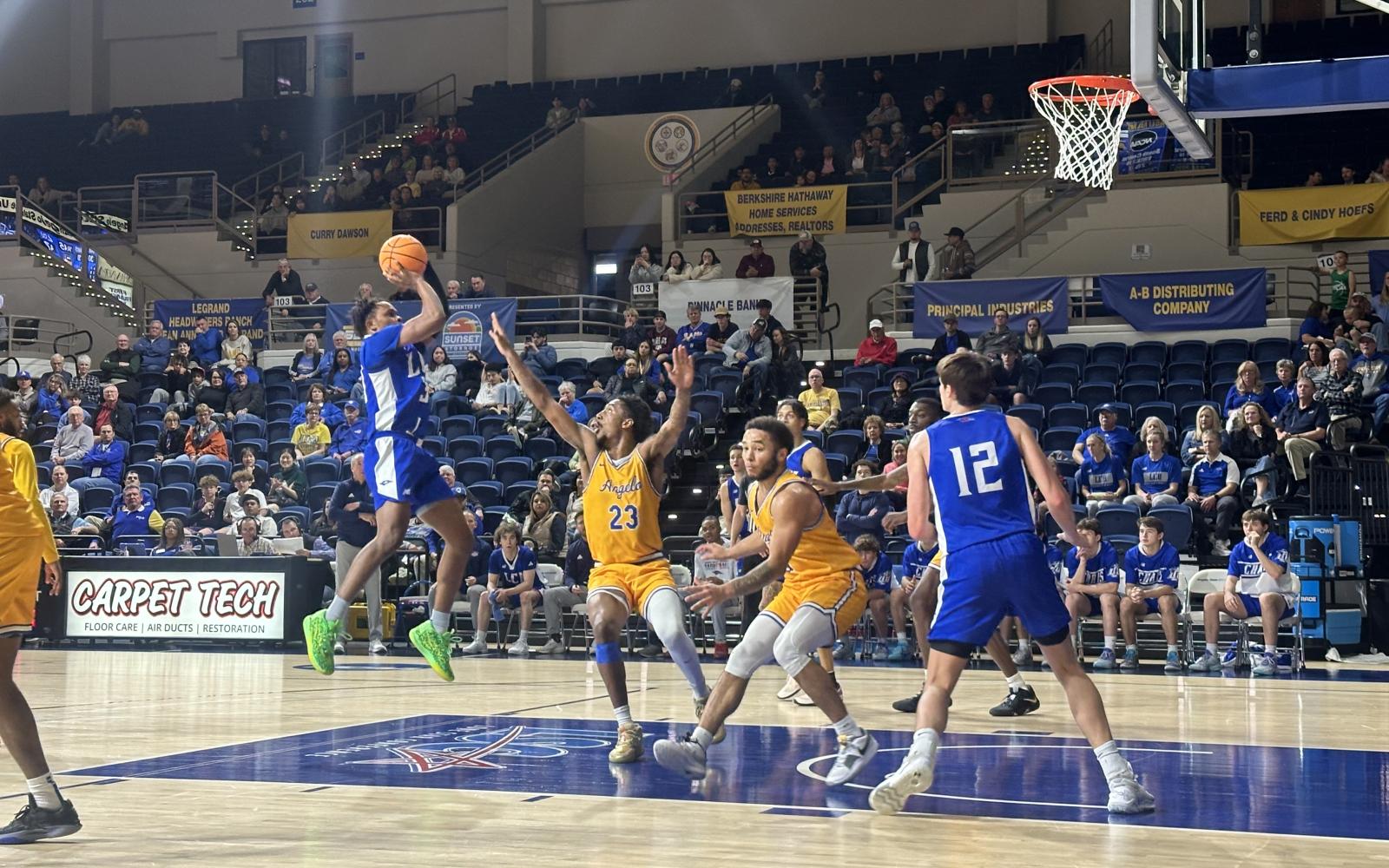 Angelo State in action against Lubbock Christian