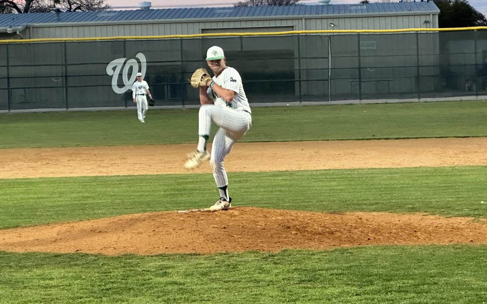 Wall's Matthew Steen on the mound for the Hawks