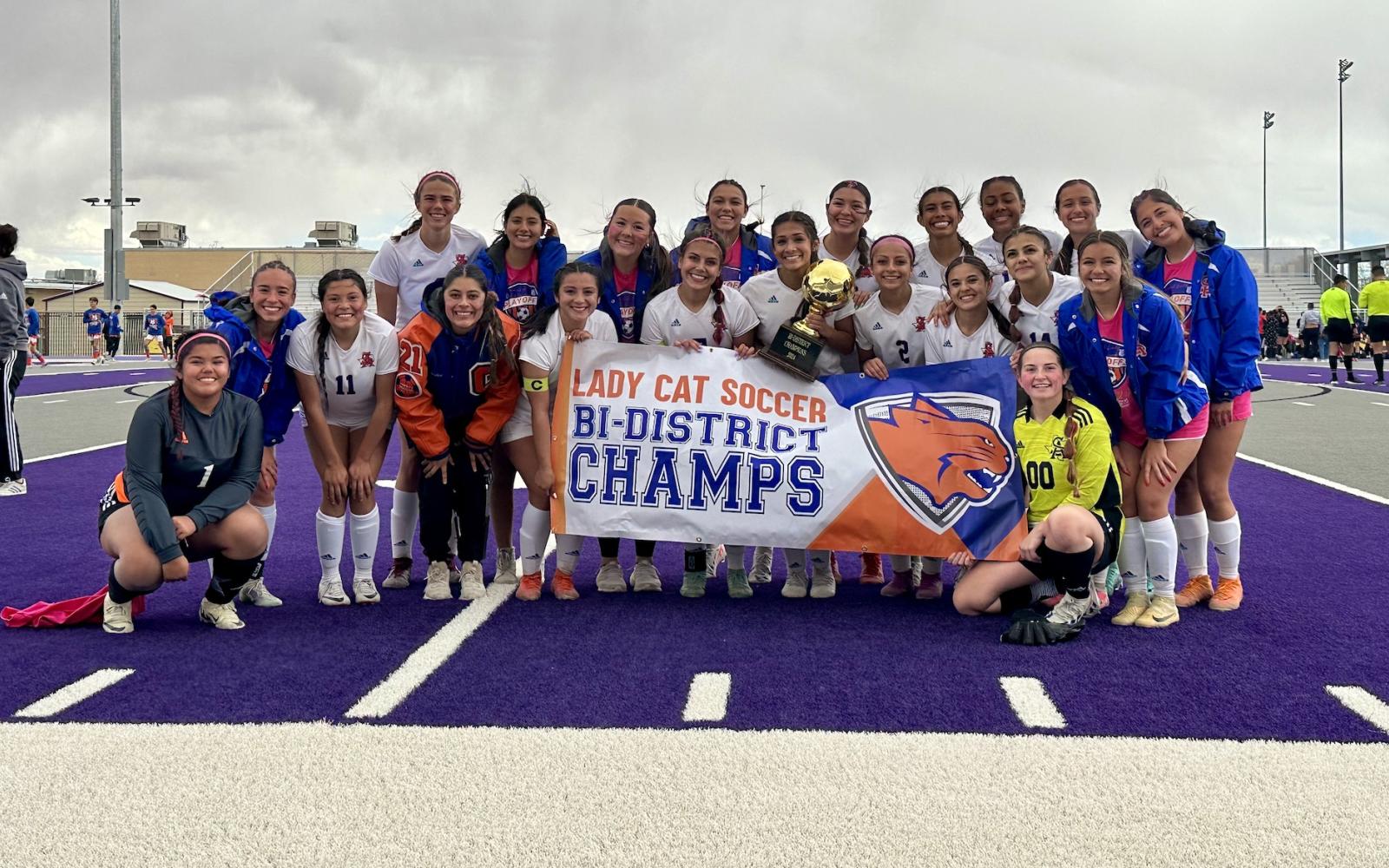 San Angelo Central Lady Cats Soccer: 2024 Bi-District Champions