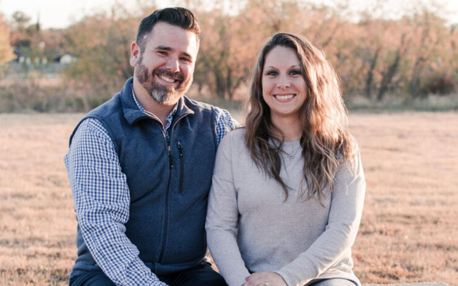 Travis and Vanessa Griffth in a campaign photo