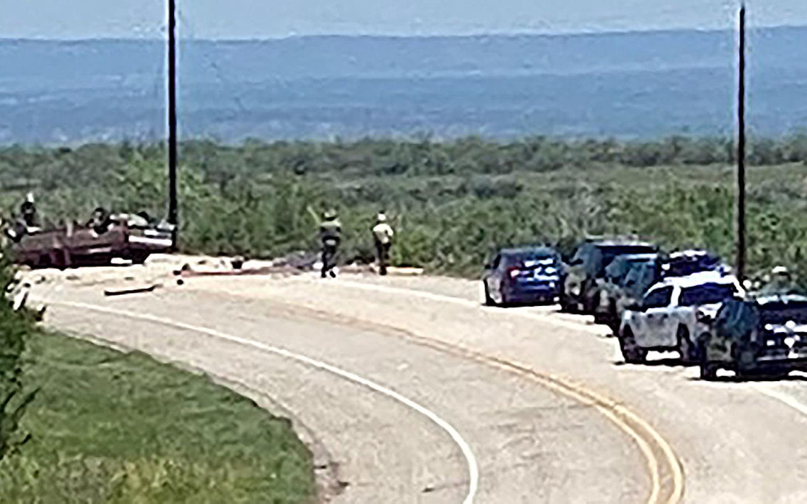 Rollover Shuts Down TX-208 Just North of Coke County Line