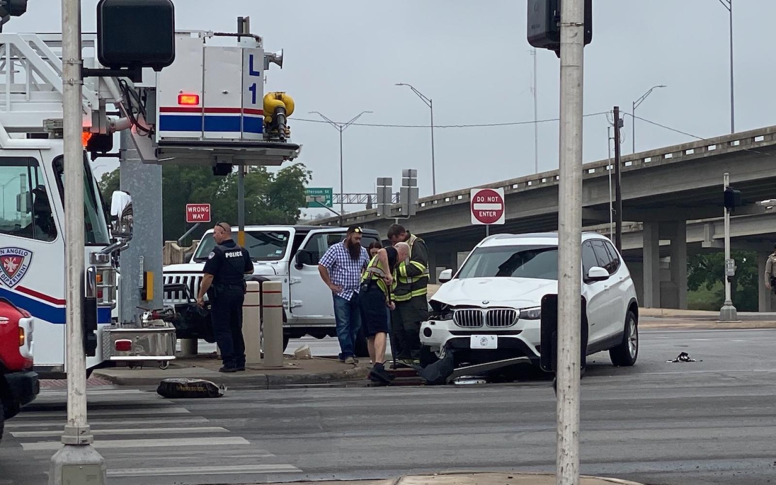 Beat Down of Brand New BMW at Bryant and Houston Harte