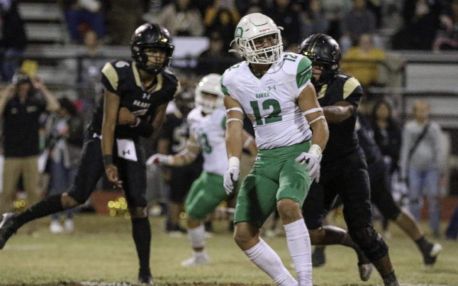 Brylan White had 89 tackles, 14 tackles for loss and 5 sacks last year for the Wall Hawks.