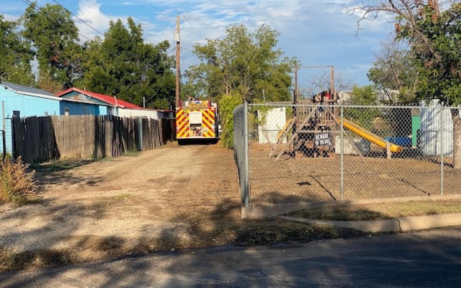 Black Smoke Rises from Fire in North San Angelo on Aug. 28. 2024
