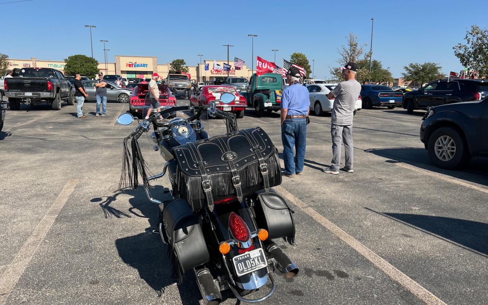 Trump caravan in San Angelo on Oct 12, 2024