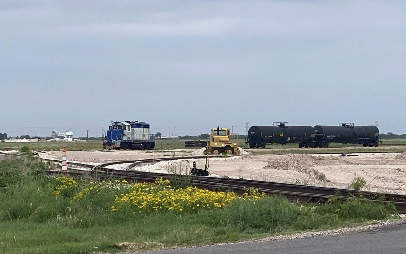 Not much activity at the San Angelo Rail Port years after it was completed in March 2022.