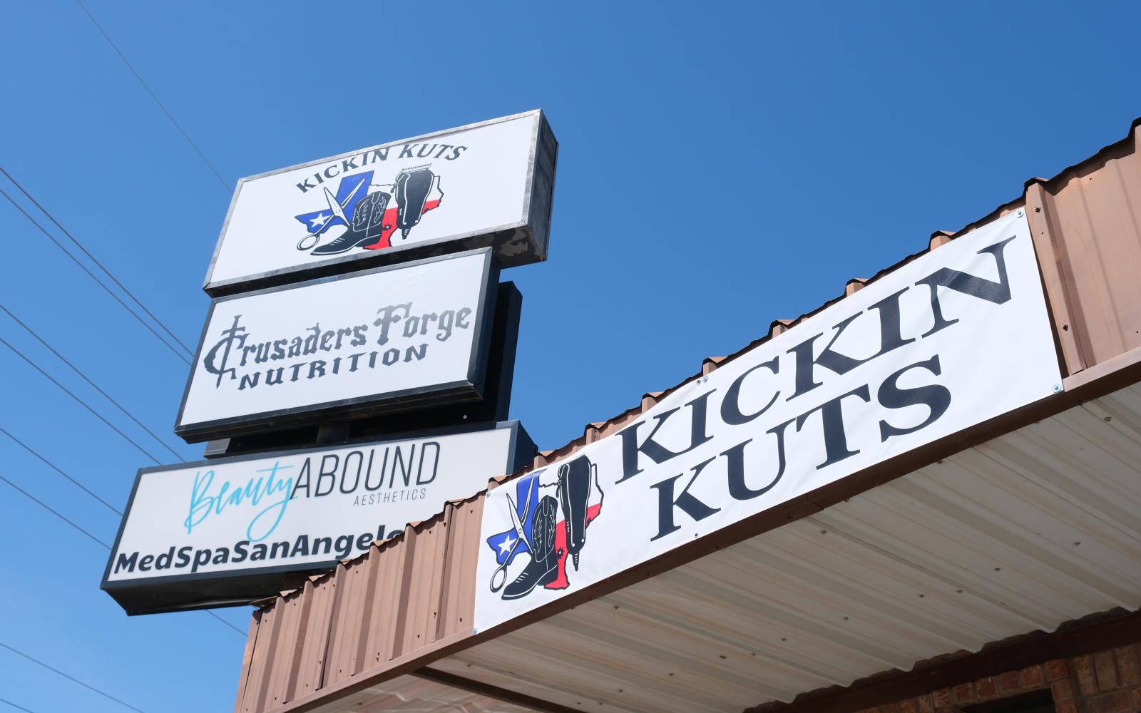 Tina Coombs saw her dream come true recently when she and her husband opened the barber shop, Kickin Kuts, on Sherwood Way. 