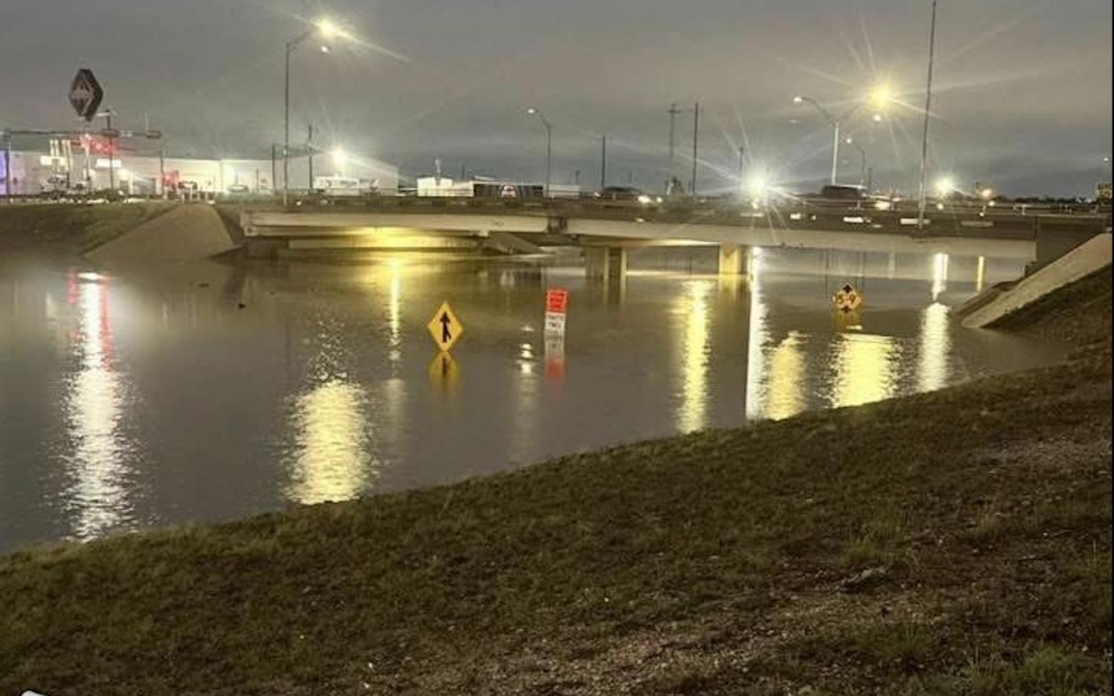 The National Weather Service issued a flash flood emergency in San Angelo - calling the situation "life threatening" - after reports of up to 14 inches of rain fell overnight.
