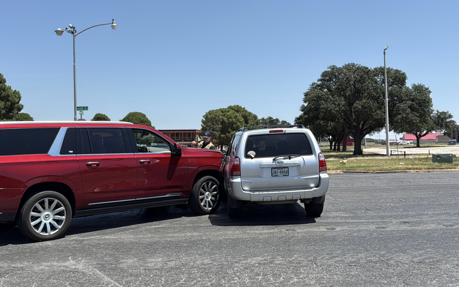 Crash on Sunset on Wednesday, August 6