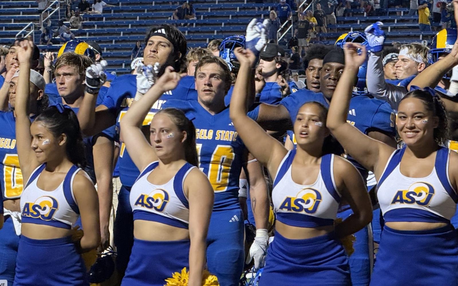 Angelo State after the Rams' win over Western New Mexico 2025