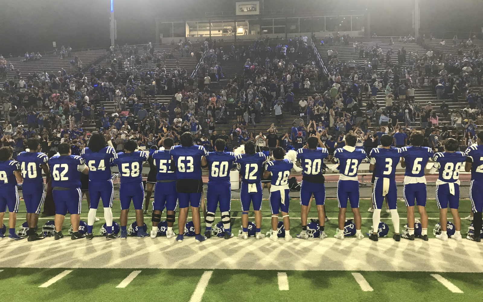 The Lake View Chiefs defeated Lubbock High 50-49 on Friday, Sept. 19, at San Angelo Stadium.