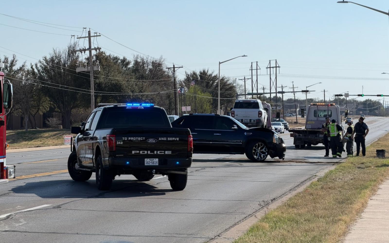 Cadillac Destroyed in Knickerbocker Road Crash