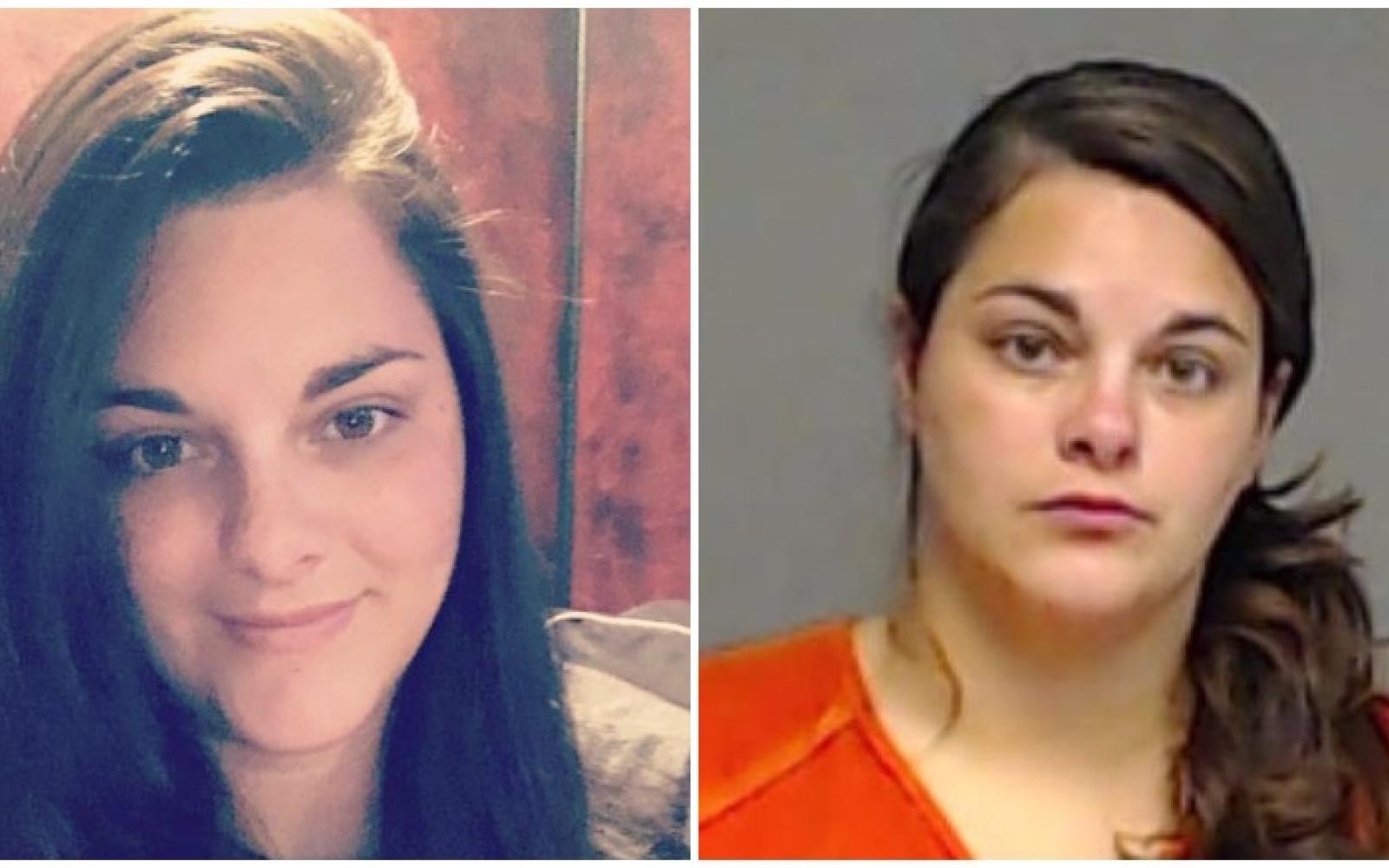 Kristen Jennings social media and mugshot portraits