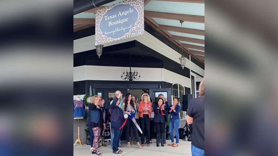 In happier times, Evan Berryhill hosts the grand opening of her Texas Angels Boutique, 113 E Concho Ave Suite 130. In happier times, Evan Berryhill hosts the grand opening of her Texas Angels Boutique, 113 E Concho Ave Suite 130.