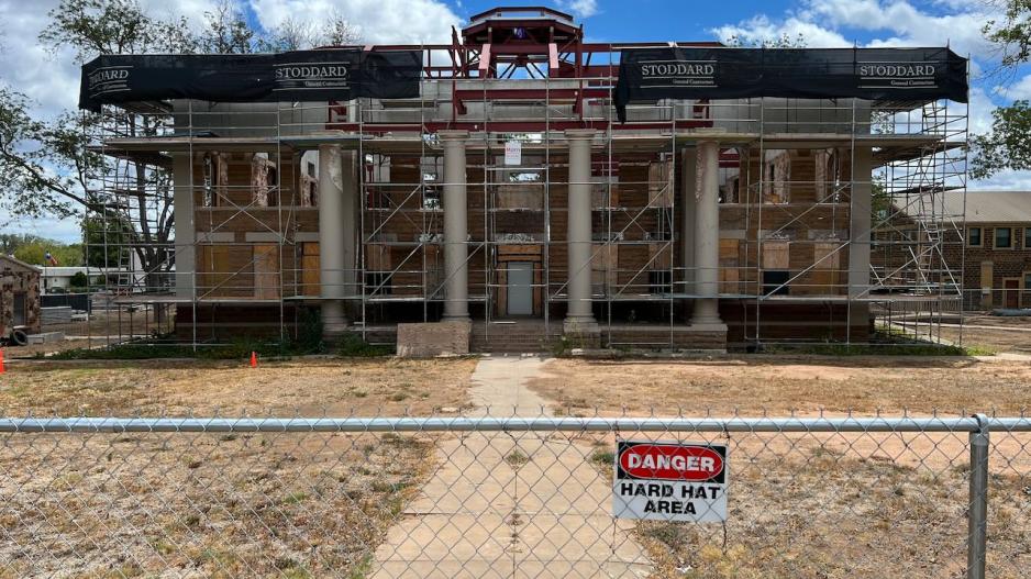 Restoration of the Mason County Courthouse as of August 21, 2022 Restoration of the Mason County Courthouse as of August 21, 2022