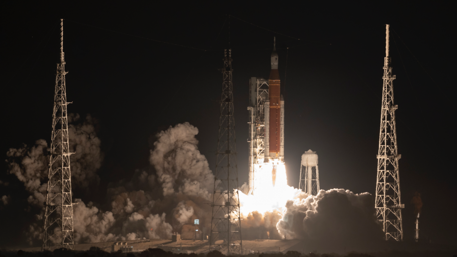 Orion Moon Launch 11.16.22 (Courtesy NASA) Orion Moon Launch 11.16.22 (Courtesy NASA)