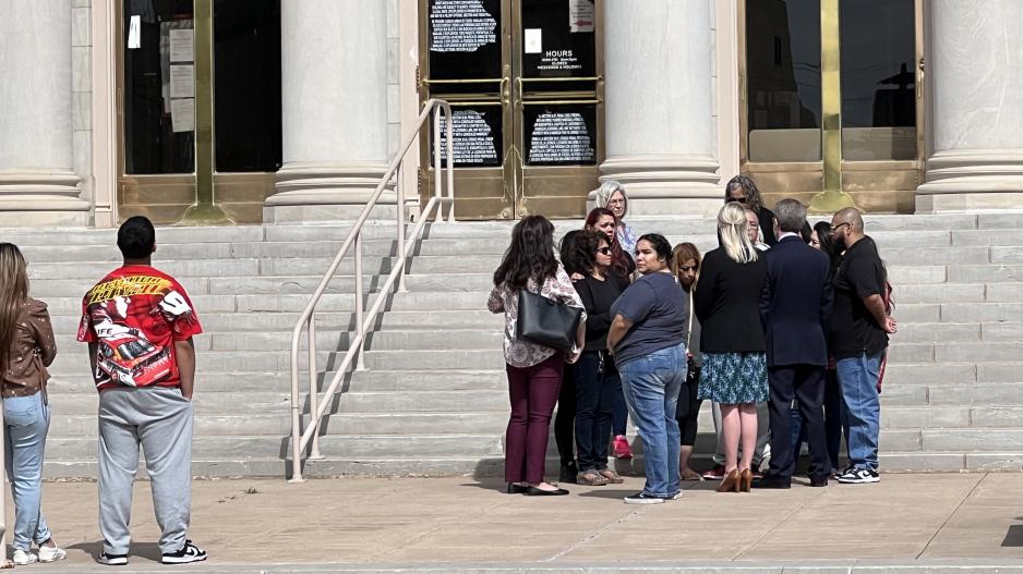 DA John Best Speaking with Family Following the Not Guilty Verdict DA John Best Speaking with Family Following the Not Guilty Verdict