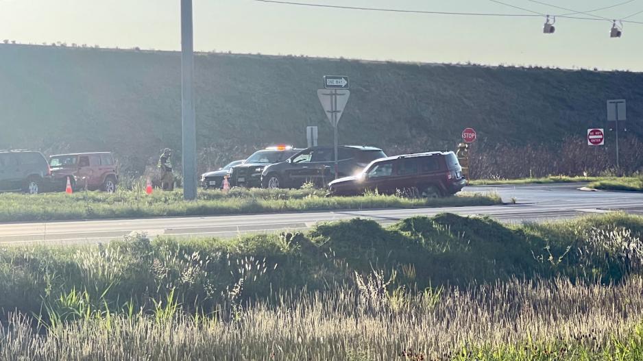 At least one person was rushed to the ER at Shannon following a high speed crash on US 87 at FM 2105 in Grape Creek Wednesday afternoon, May 24, 2023. At least one person was rushed to the ER at Shannon following a high speed crash on US 87 at FM 2105 in Grape Creek Wednesday afternoon, May 24, 2023.