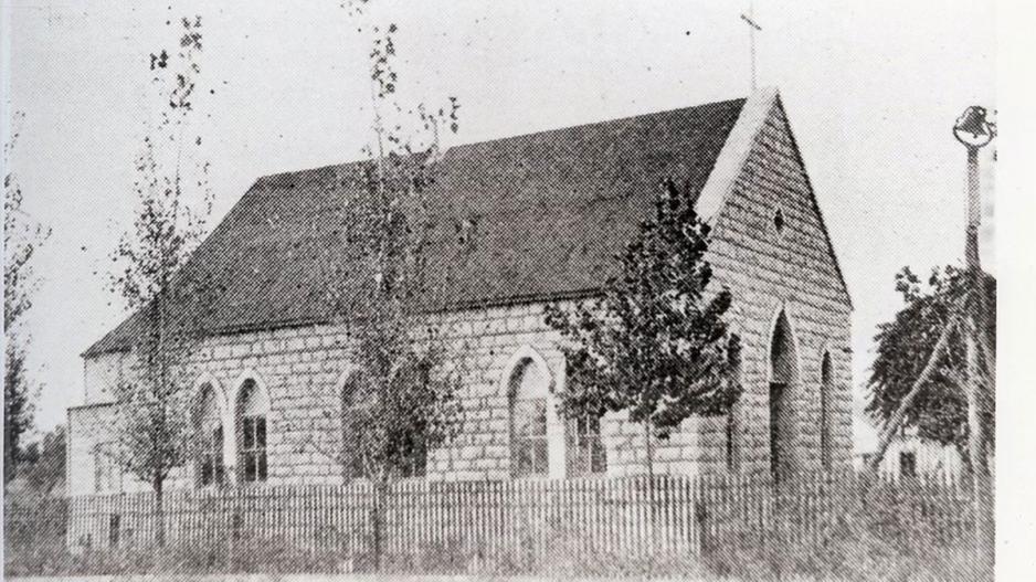 The church in early 1900. The church in early 1900.