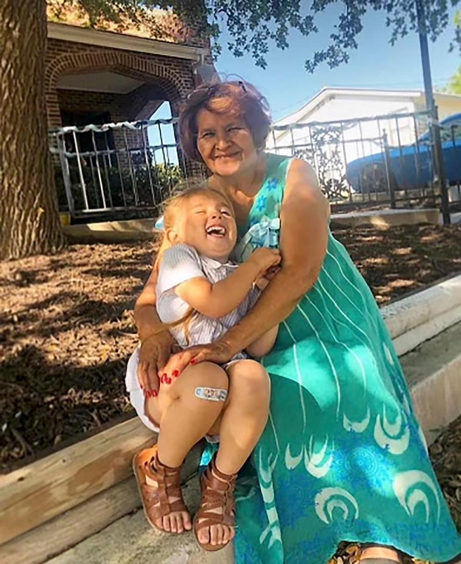 Emilia and her grandmother Maria "Coke" Tambunga. Emilia and her grandmother Maria "Coke" Tambunga.