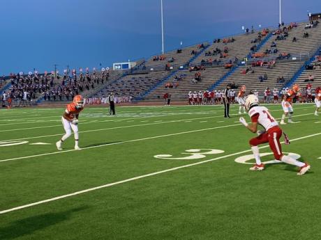 San Angelo Central versus the Odessa Bronchos on Oct. 30, 2020