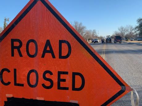 Road Crews Working at Beauregard and Campus