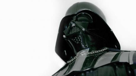 Buenos Aires, Argentina - November 22, 2017: A studio shot of a Darth Vader action figure from the movie series Star Wars — Photo by jopstock