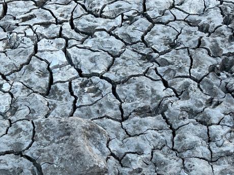 Dry N. Concho River at River Bend Park Oct. 5, 2022 (LIVE! Photo/Yantis Green)