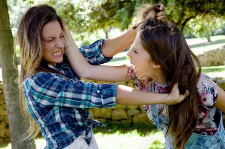 Girl Fight Stock Image (Courtesy/123rf)