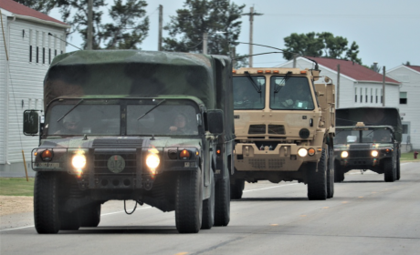 Military Vehicles on Base (Courtesy/USM)