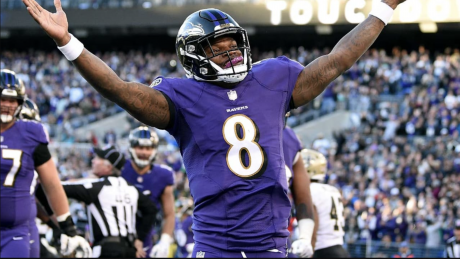 Baltimore Ravens' Lamar Jackson