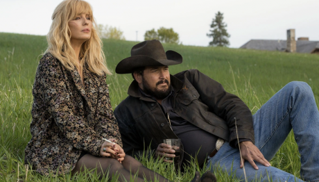 Kelly Reilly and Cole Hauser as Beth Dutton and Rip from Yellowstone