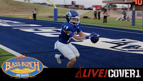 Lake View's Braeden Packard catches a touchdown