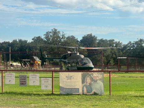 Airmed 1, the air ambulance of Shannon Health, was dispatched to Pugh River Park on FM 2084, also known as Toe Nail Trail, in Christoval shortly after 5 p.m. 