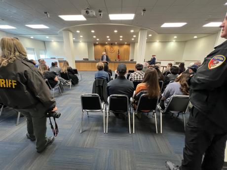 Tom Green County Sheriff Nick Hanna Presides Over Promotion Ceremony (LIVE! photo Yantis Green)