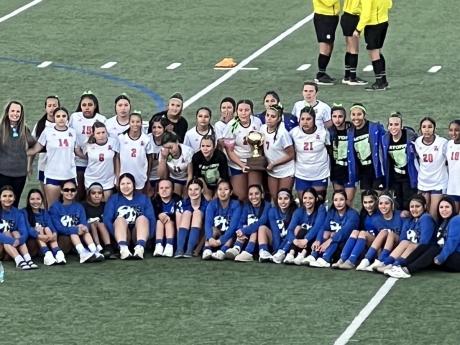 San Angelo’s soccer teams returned home with three playoff trophies Thursday after their opening-round games.