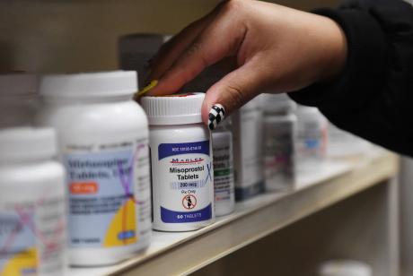 Misoprostol, a pill commonly used for abortions as well as to treat miscarriages and some autoimmune disorders, on the shelf at Parker Road Drug Store in Greenville, S.C., on June 13, 2024. Credit: McKenzie Lange/The Greenville News via REUTERS