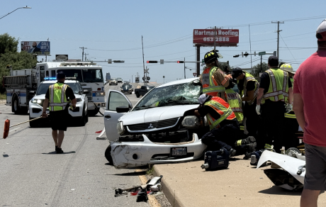 Crash at Currier/Austin Street and Knickerbocker Road