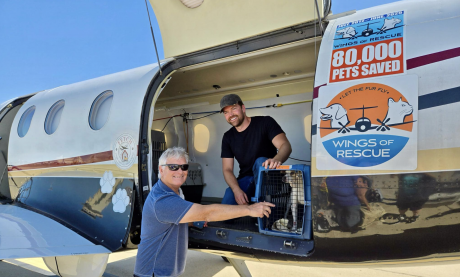 Wings of Rescue, the nation’s largest air transport charity for pets, will perform an operation in San Angelo on Thursday, July 10.