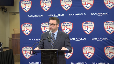 San Angelo Police Chief Travis Griffith Held a press conference on Sept. 23, 2025 in reference to two shootings over the weekend. 