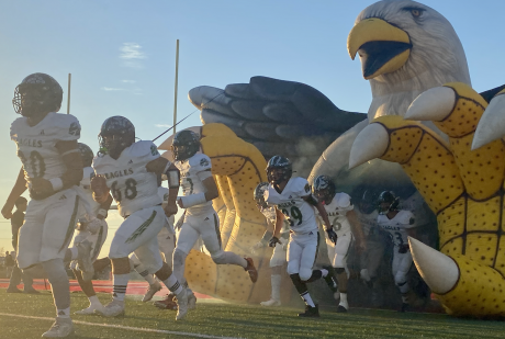 The Grape Creek Eagles take the field