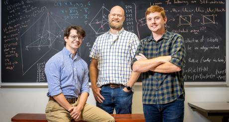 (L-R) Dr. Simon Pfeil, Dr. Jesse Taylor and Dr. Dennis Hall 