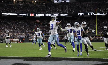 Dallas Cowboys in action against Las Vegas