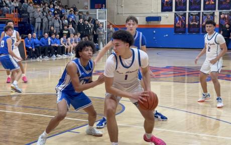 Central Bobcats' TK Taylor in action against Frenship