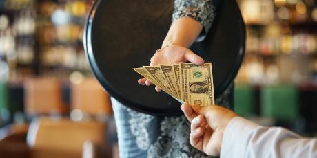 Tipping Waitstaff image